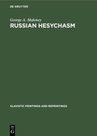 Book Cover for Russian Hesychasm by George A Maloney
