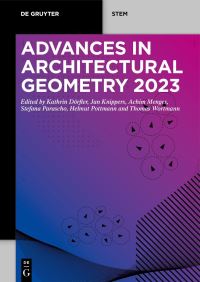 Book Cover for Advances in Architectural Geometry 2023 by Kathrin Dörfler