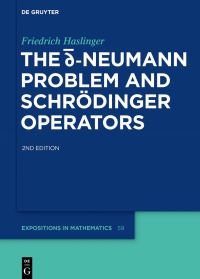 Book Cover for The D-Bar Neumann Problem and Schrödinger Operators by Friedrich Haslinger