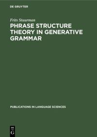 Book Cover for Phrase Structure Theory in Generative Grammar by Frits Stuurman