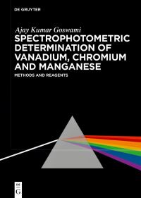 Book Cover for Spectrophotometric Determination of Vanadium, Chromium and Manganese by Ajay Kumar Goswami