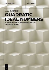 Book Cover for Quadratic Ideal Numbers by J L Lehman