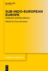 Book Cover for Sub-Indo-European Europe by Guus Kroonen