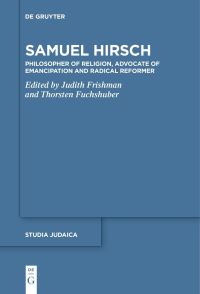 Book Cover for Samuel Hirsch by Judith Frishman, Thorsten Fuchshuber