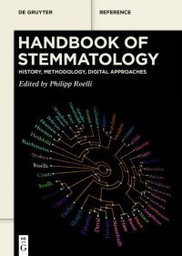 Book Cover for Handbook of Stemmatology by Philipp Roelli