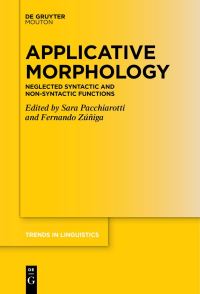 Book Cover for Applicative Morphology by Sara Pacchiarotti, Fernando Zúñiga