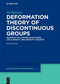 Book Cover for Deformation Theory of Discontinuous Groups by Ali Baklouti
