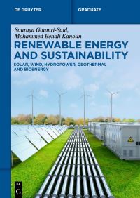 Book Cover for Renewable Energy and Sustainability by Souraya GoumriSaid, Mohammed Benali Kanoun