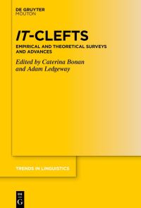 Book Cover for It-Clefts by Caterina Bonan, Adam Ledgeway