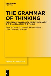 Book Cover for The Grammar of Thinking by Daniela E Casartelli, Silvio Cruschina, Pekka Posio, Stef Spronck