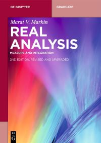 Book Cover for Real Analysis by Marat V Markin