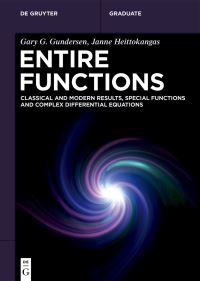 Book Cover for Entire Functions by Gary G Gundersen, Janne Heittokangas