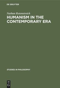 Book Cover for Humanism in the Contemporary Era by Nathan Rotenstreich