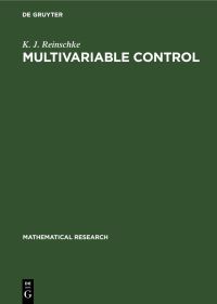 Book Cover for Multivariable Control by K J Reinschke