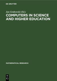 Book Cover for Computers in Science and Higher Education by Jan Grabowski