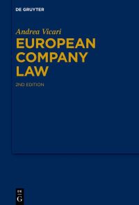 Book Cover for European Company Law by Andrea Vicari