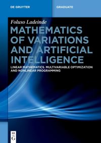 Book Cover for Mathematics of Variations and Artificial Intelligence by Foluso Ladeinde