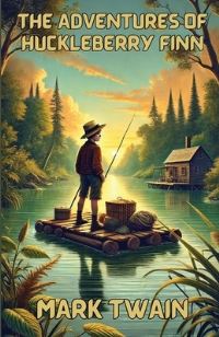 Book Cover for The Adventures Of Huckleberry Finn(Illustrated) by Mark Twain