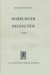 Book Cover for Marburger Predigten by Ursula Rautenberg