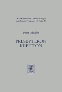 Book Cover for Presbyteron Kreitton by SIEBERT