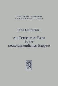 Book Cover for Apollonios Von Tyana in Der Neutestamentlichen Exegese by SIEBERT