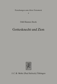Book Cover for Gottesknecht Und Zion by Odil H Steck