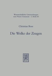 Book Cover for Die Wolke Der Zeugen by Reinhard Feldmeier