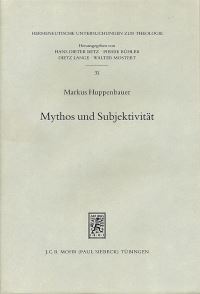 Book Cover for Mythos Und Subjektivitat by Reinhard Feldmeier