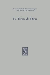 Book Cover for Le Trone De Dieu by Schmieding