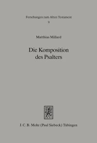 Book Cover for Die Komposition Des Psalters by SIEBERT