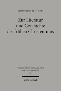 Book Cover for Zur Literatur Und Geschichte Des Fruhen Christentums by Henning Paulsen