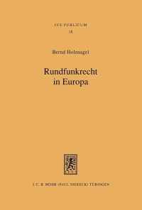 Book Cover for Rundfunkrecht in Europa by Rainer Baasner, Georg Reichard
