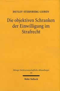 Book Cover for Die Objektiven Schranken Der Einwilligung Im Strafrecht by Loren T Stuckenbruck