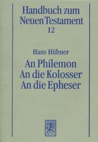 Book Cover for An Philemon. An Die Kolosser. An Die Epheser by Peter Balla