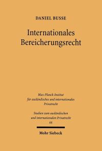 Book Cover for Internationales Bereicherungsrecht by Elga Bartsch