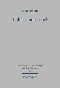 Book Cover for Galilee and Gospel by Sean Freyne