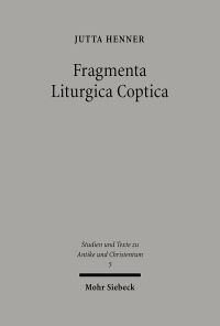 Book Cover for Fragmenta Liturgica Coptica by Lauri Thur en