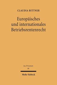 Book Cover for Europaisches Und Internationales Betriebsrentenrecht by Joseph S Park