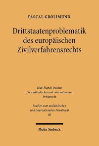 Book Cover for Drittstaatenproblematik Des Europaischen Zivilverfahrensrechts by Joseph S Park