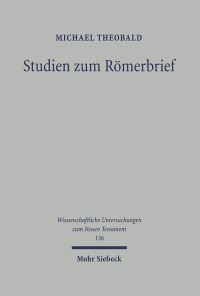 Book Cover for Studien Zum Romerbrief by Michael Theobald