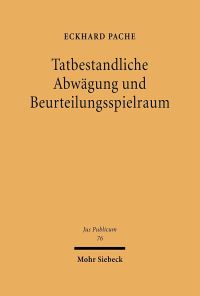 Book Cover for Tatbestandliche Abwagung Und Beurteilungsspielraum by Moyna McGlynn