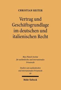 Book Cover for Vertrag Und Geschaftsgrundlage Im Deutschen Und Italienischen Recht by Tal Ilan