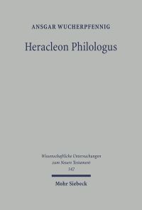 Book Cover for Heracleon Philologus by Ansgar Wucherpfennig
