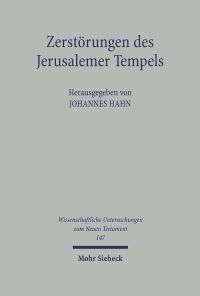 Book Cover for Zerstorungen Des Jerusalemer Tempels by Christian Ronning, Johannes Hahn