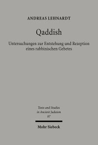 Book Cover for Qaddish by Richard E Burnett