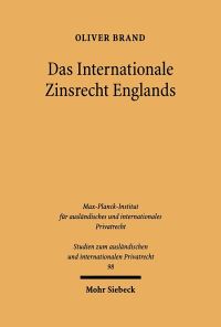 Book Cover for Das Internationale Zinsrecht Englands by Eric Sorensen