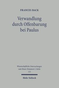 Book Cover for Verwandlung Durch Offenbarung Bei Paulus by Eric Sorensen