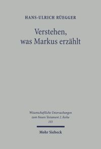 Book Cover for Verstehen, Was Markus Erzahlt by Eric Sorensen