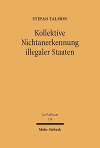 Book Cover for Kollektive Nichtanerkennung Illegaler Staaten by Stefan Talmon
