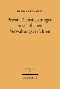 Book Cover for Private Dienstleistungen in Staatlichen Verwaltungsverfahren by Christof Gestrich